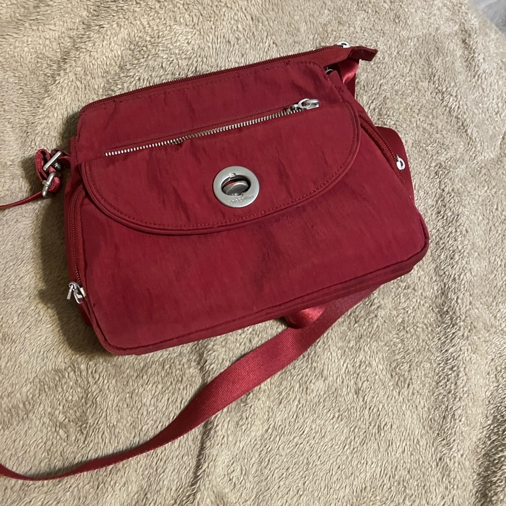 Baggallini Calais Red Crossbody Bag